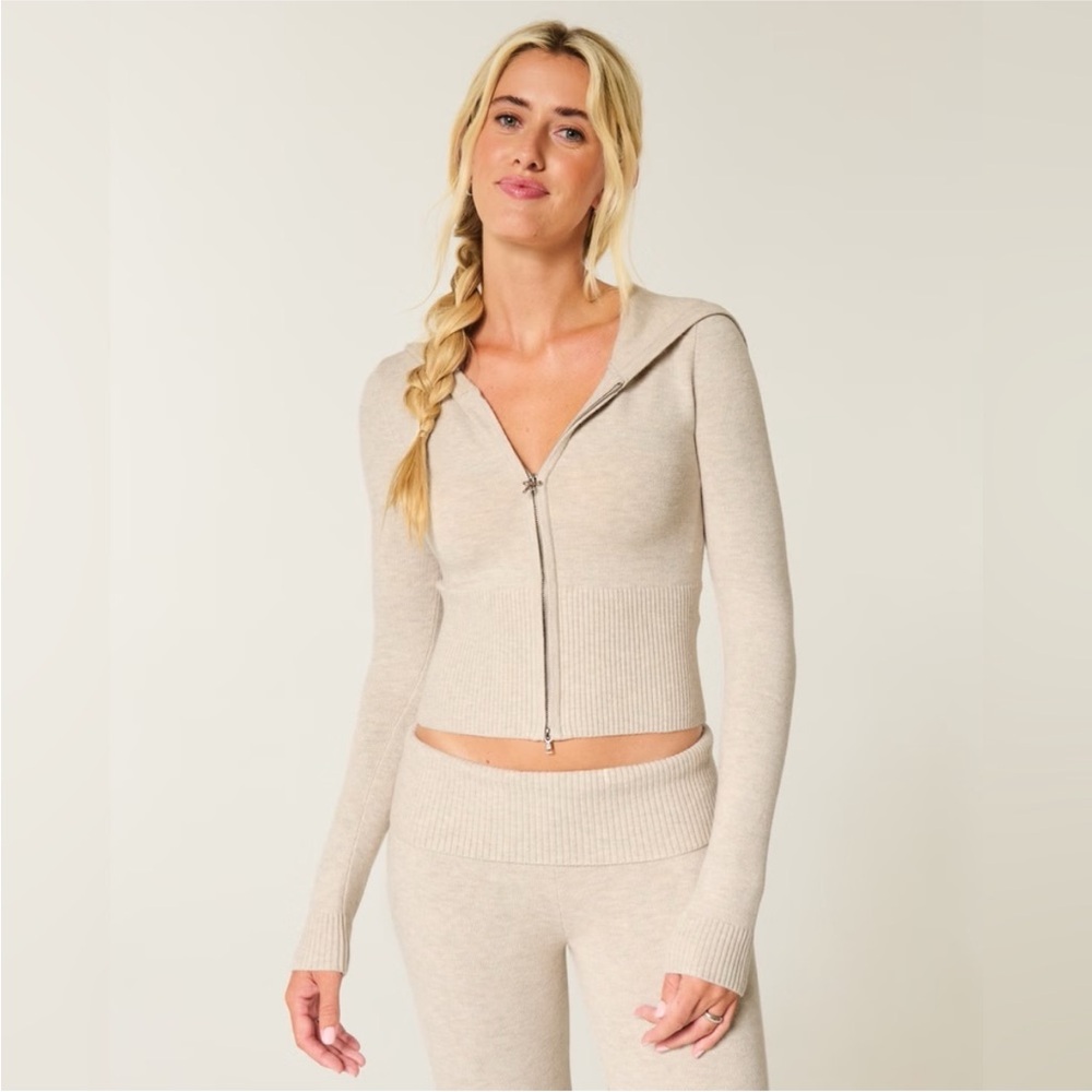 HOLLISTER Gilly Hicks Zip-Up Sweater Hoodie